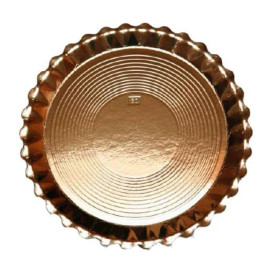 Assiette en Carton Ronde Doré Venus 280 mm (250 Unités)