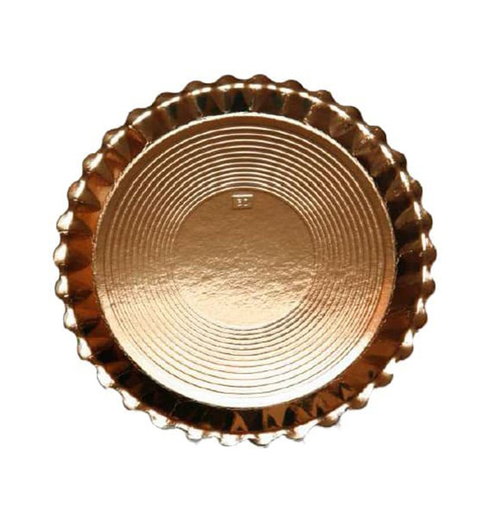Assiette en Carton Ronde Doré Venus 280 mm (250 Unités) Assiette en Carton Ronde Doré Venus 280 mm (250 Unités)