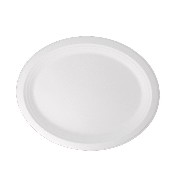 Plateau en Canne à Sucre Blanc 320x255x21mm (500 Unités) Plateau en Canne à Sucre Blanc 320x255x21mm (500 Unités)