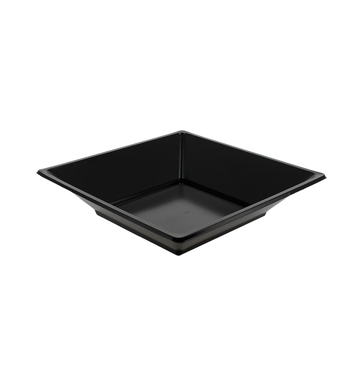 Assiette Plastique Carrée Creuse Noire 170mm (25 Utés) Assiette Plastique Carrée Creuse Noire 170mm (25 Utés)