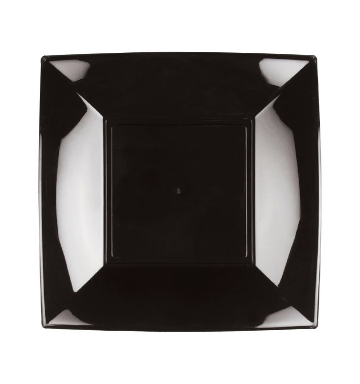 Assiette Plastique Réutilisable Creuse Noire PP 180mm (25 Utés) Assiette Plastique Réutilisable Creuse Noire PP 180mm (25 Utés)