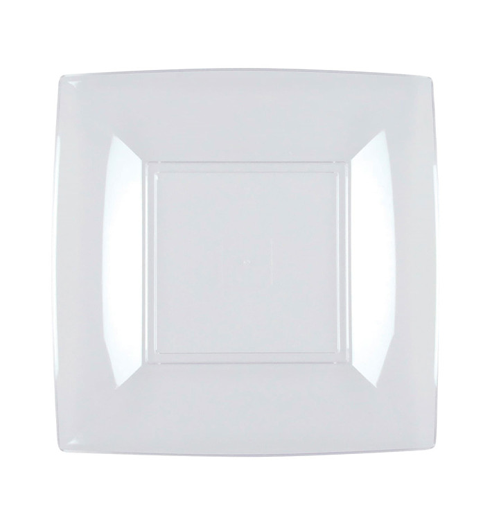 Assiette Plastique Réutilisable Plate Transp. PS 180mm (25 Utés) Assiette Plastique Réutilisable Plate Transp. PS 180mm (25 Utés)
