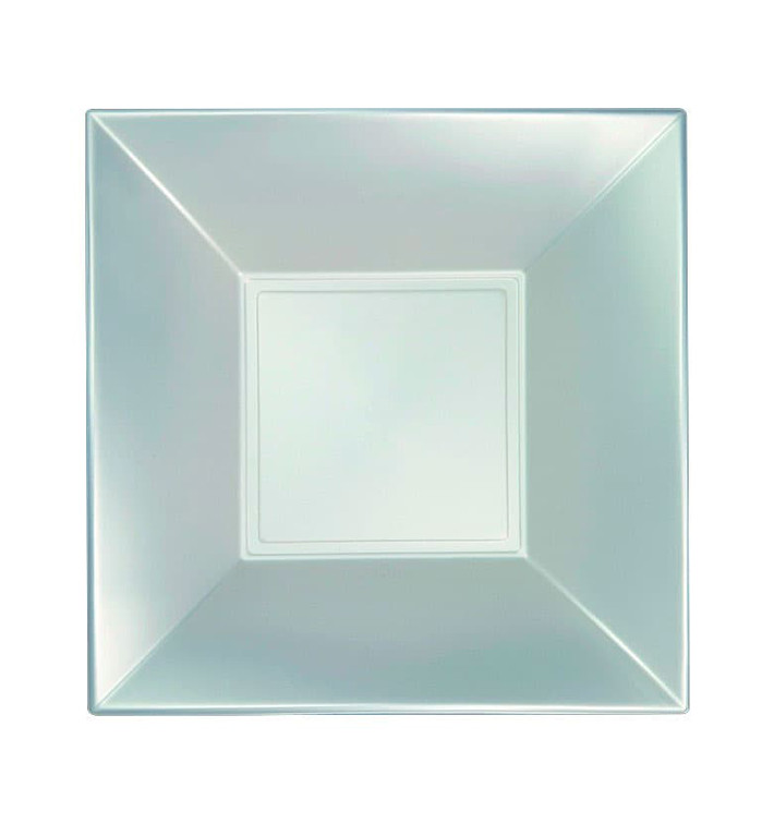 Assiette Plastique Réutilisable Creuse Argentée Pearl PP 180mm (25 Utés) Assiette Plastique Réutilisable Creuse Argentée Pearl PP 180mm (25 Utés)