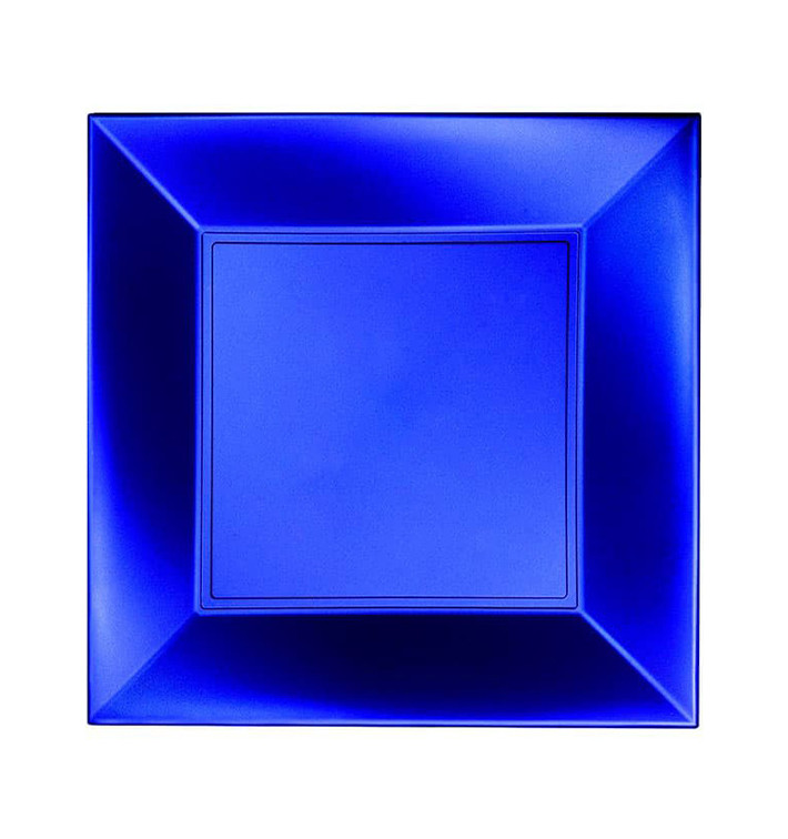 Assiette Plastique Réutilisable Plate Bleu Pearl PP 180mm (25 Utés) Assiette Plastique Réutilisable Plate Bleu Pearl PP 180mm (25 Utés)