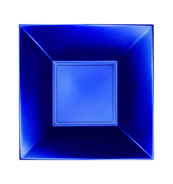 Assiette Plastique Réutilisable Creuse Bleu Pearl PP 180mm (25 Utés) Assiette Plastique Réutilisable Creuse Bleu Pearl PP 180mm (25 Utés)