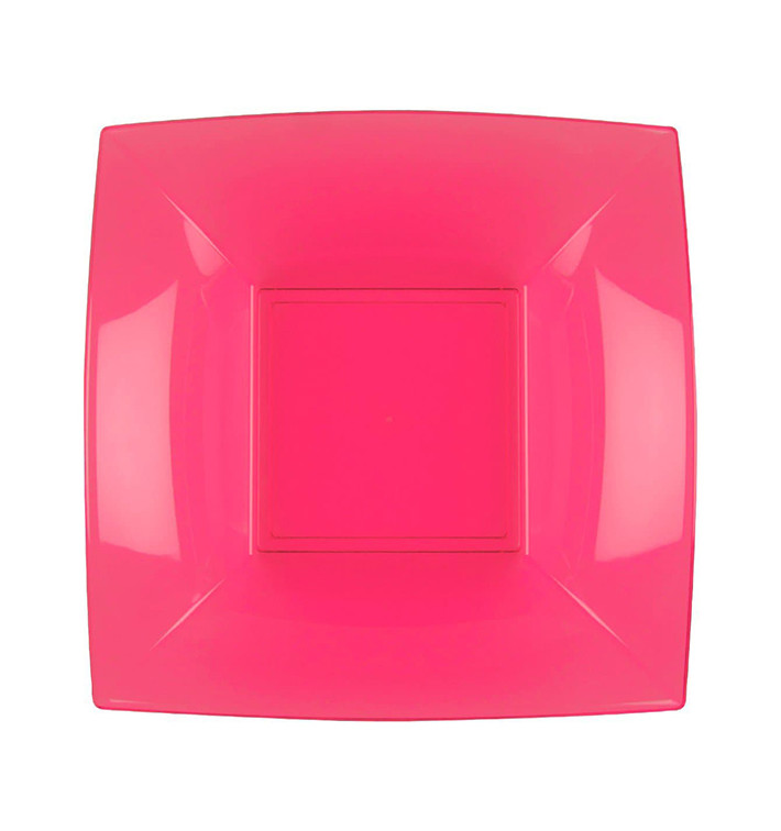 Assiette Plastique Réutilisable Creuse Fuchsia PP 180mm (300 Utés) Assiette Plastique Réutilisable Creuse Fuchsia PP 180mm (300 Utés)
