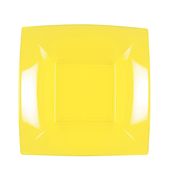 Assiette Plastique Réutilisable Creuse Jaune PP 180mm (300 Utés) Assiette Plastique Réutilisable Creuse Jaune PP 180mm (300 Utés)