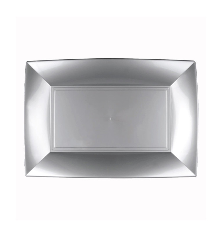 Plateau Plastique Gris Nice PP 280x190mm (12 Utés) Plateau Plastique Gris Nice PP 280x190mm (12 Utés)