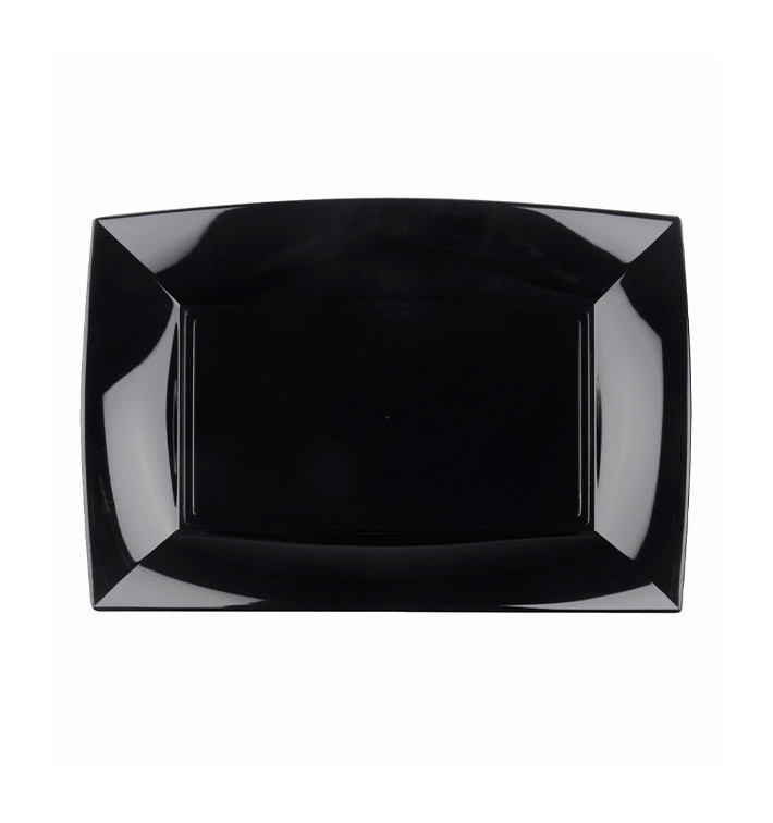 Plateau Plastique Noir Nice PP 280x190mm (12 Utés) Plateau Plastique Noir Nice PP 280x190mm (12 Utés)