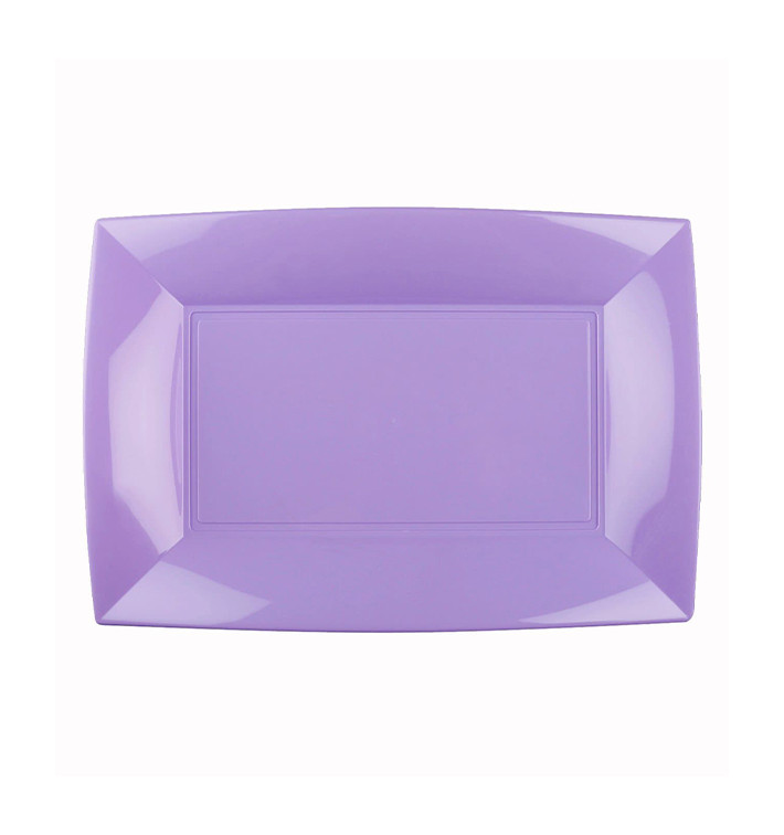 Plateau Plastique Lilas Nice PP 280x190mm (12 Utés) Plateau Plastique Lilas Nice PP 280x190mm (12 Utés)