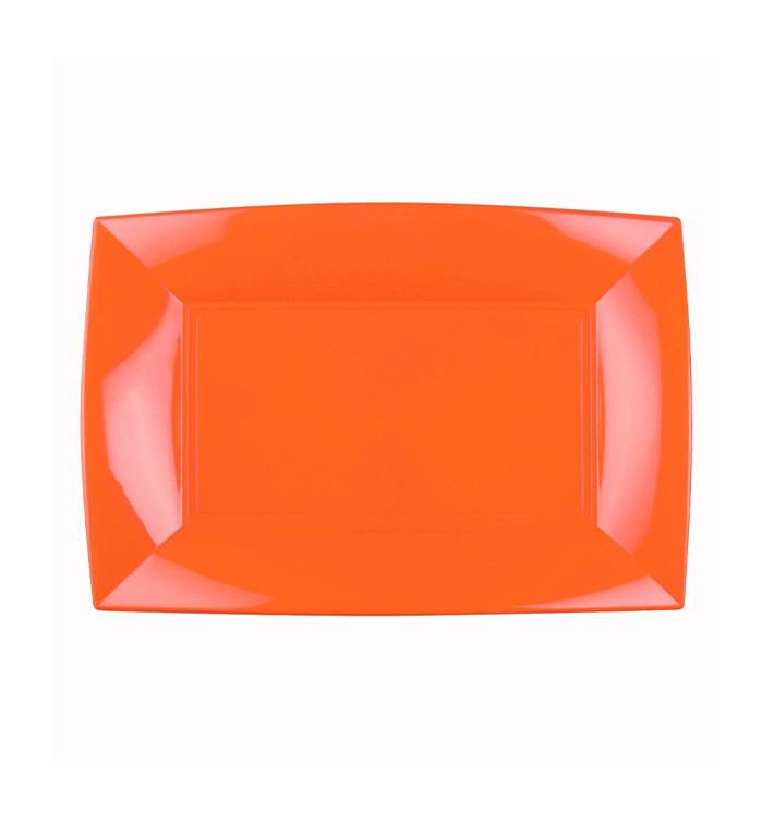 Plateau Plastique Orange Nice PP 280x190mm (240 Utés) Plateau Plastique Orange Nice PP 280x190mm (240 Utés)