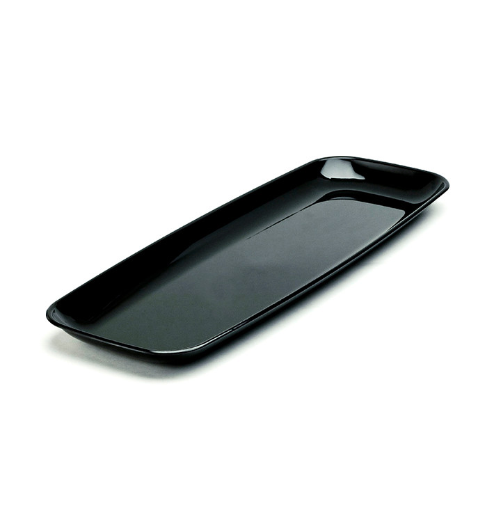 Plateau Rectangulaire dur Noir 22x56 cm (5 Utés) Plateau Rectangulaire dur Noir 22x56 cm (5 Utés)