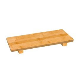 Base en Bambou Naturel pour Sushi 30x11x2,5cm (1 Uté)