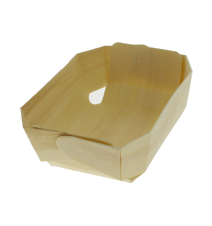 Barquette Cuisson Bois 18,0x10,5x5,0cm (400 Utés) Barquette Cuisson Bois 18,0x10,5x5,0cm (400 Utés)