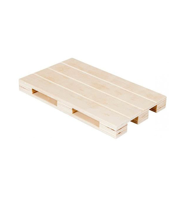 Plateau Mini Palette en Bois 30x20x2cm (1 Uté) Plateau Mini Palette en Bois 30x20x2cm (1 Uté)