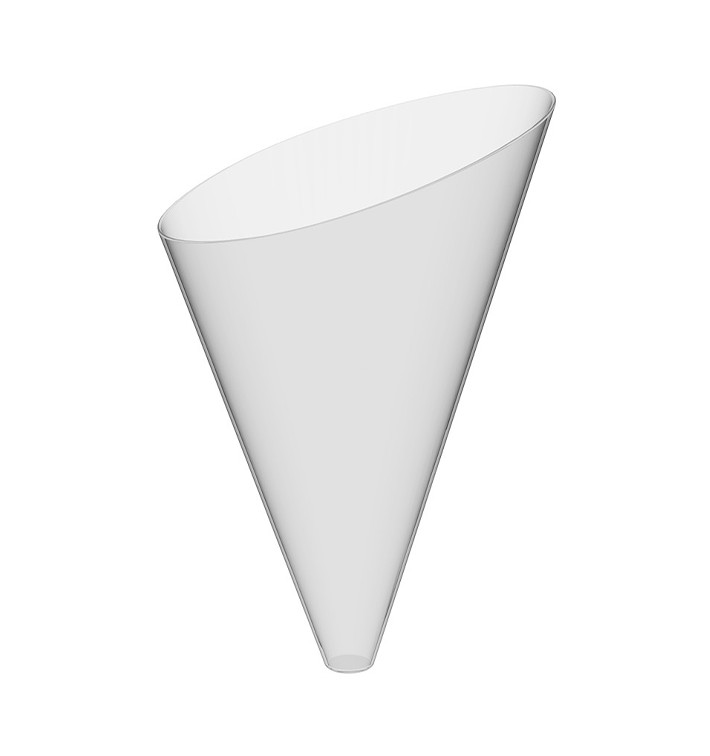 Cône Plastique Dégustation Slice Transp. 55 ml (120 Unités) Cône Plastique Dégustation Slice Transp. 55 ml (120 Unités)
