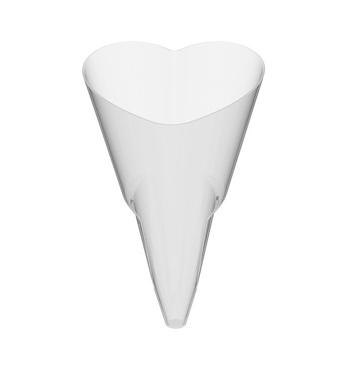Cône Plastique Dégustation Love Transp. 50ml (120 Unités) Cône Plastique Dégustation Love Transp. 50ml (120 Unités)