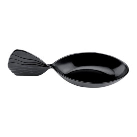 Cuillère Dégustation Single-Dose Fish Noir 120 mm (30 Utés)