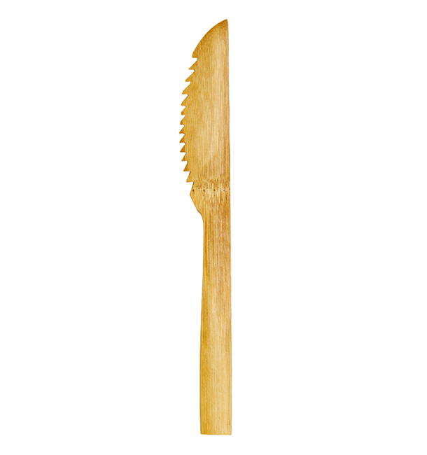 Couteau en Bambou 16cm (250 Unités)