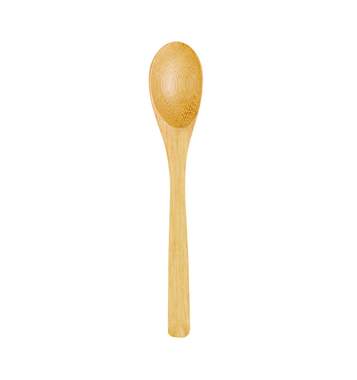 Cuillère en Bambou 16cm (250 Unités) Cuillère en Bambou 16cm (250 Unités)