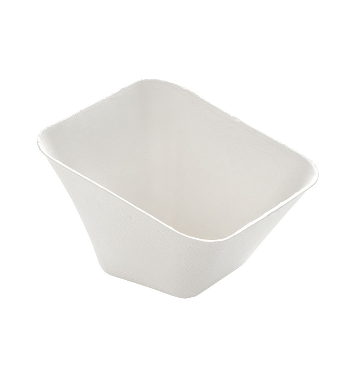 Mini Bol Canne à Sucre Carré Blanc 90ml (600 Utés) Mini Bol Canne à Sucre Carré Blanc 90ml (600 Utés)