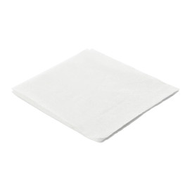 Serviette Papier à Cocktail 20x20cm Blanc (100 Unités)