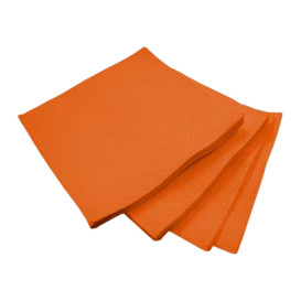 Serviette en Papier Micro Point 20x20cm Orange (100 Utés)