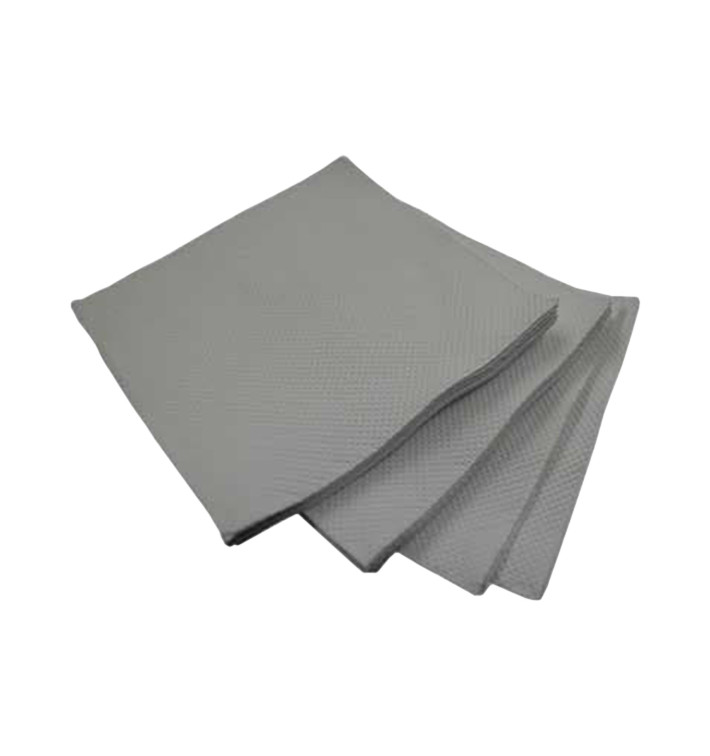 Serviette en Papier Micro Point 20x20cm Gris (2.400 Utés) Serviette en Papier Micro Point 20x20cm Gris (2.400 Utés)