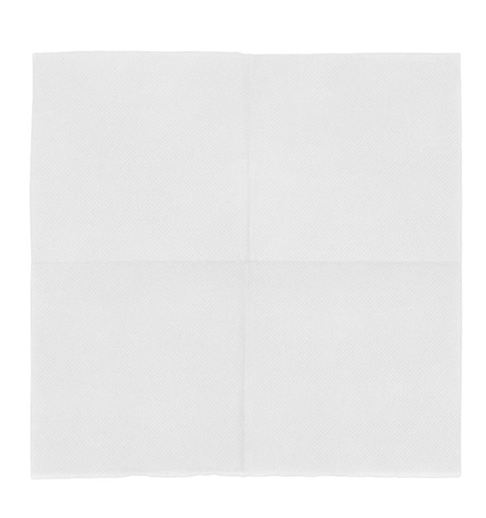 Serviette Papier Double Point 25x25cm Blanc (100 Utés) Serviette Papier Double Point 25x25cm Blanc (100 Utés)
