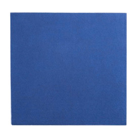 Serviette Papier Double Point 25x25cm Bleu (1400 Utés)