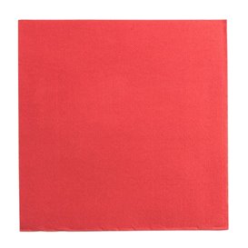 Serviette Papier Double Point 25x25cm Rouge (2100 Utés)