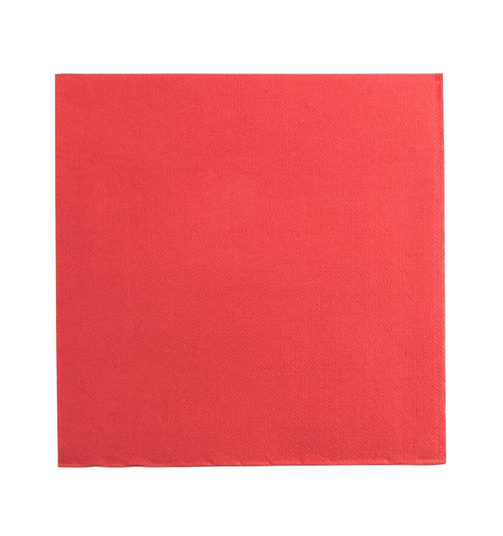 Serviette Papier Double Point 25x25cm Rouge (2100 Utés) Serviette Papier Double Point 25x25cm Rouge (2100 Utés)