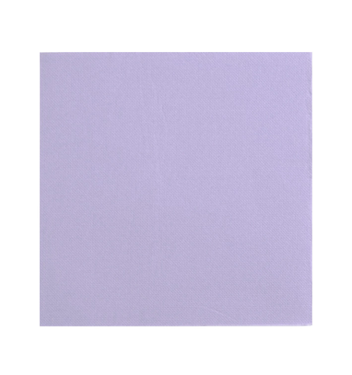 Serviette Papier Double Point 25x25cm Violet (50 Utés)