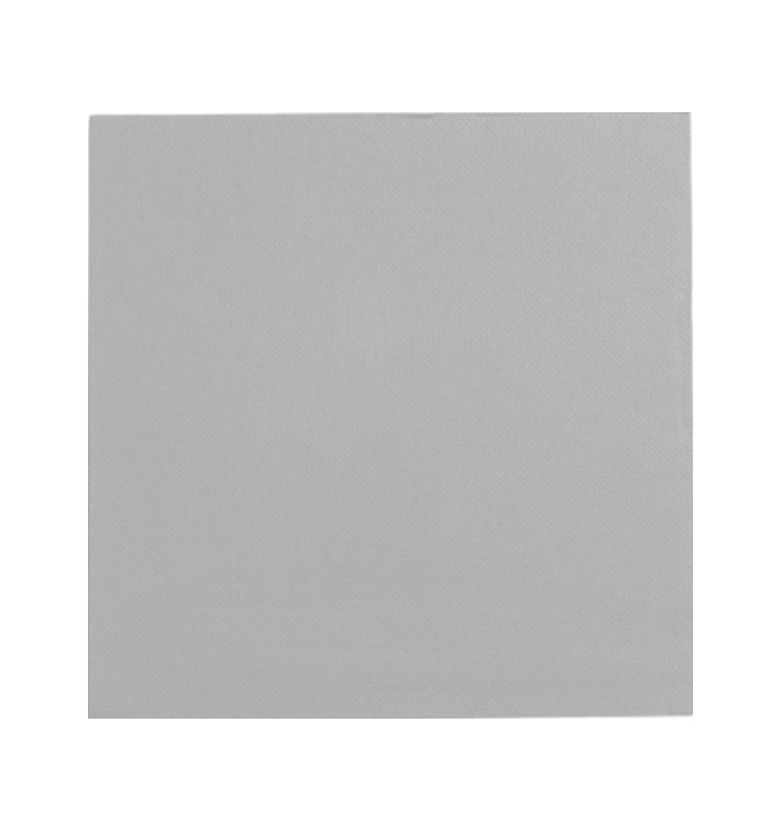 Serviette Papier Double Point 25x25cm Gris (50 Utés) Serviette Papier Double Point 25x25cm Gris (50 Utés)