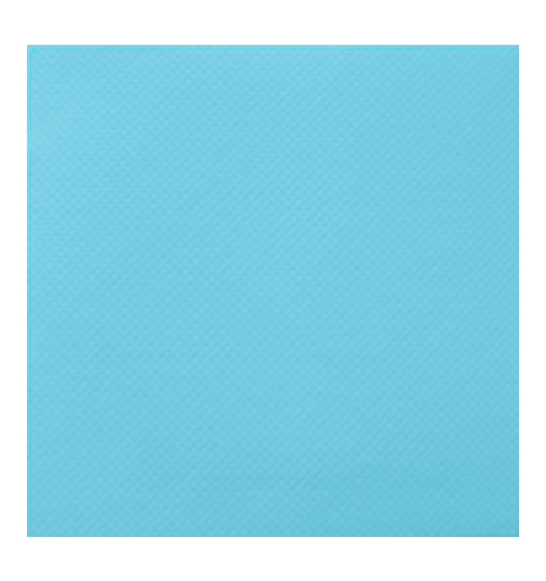 Serviette Papier Double Point 25x25cm Turquoise (50 Utés)