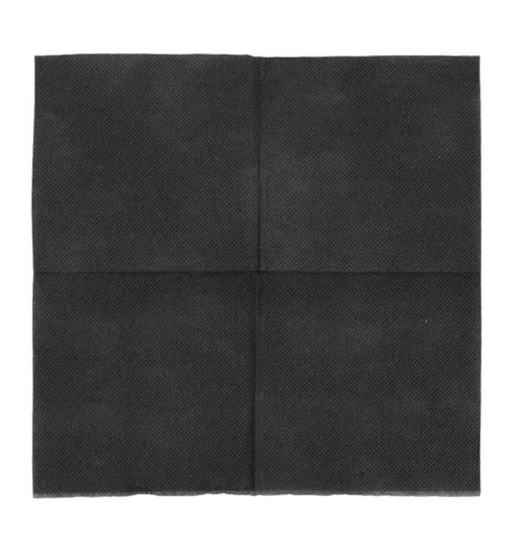Serviette Papier Double Point 25x25cm Noir (1400 Utés) Serviette Papier Double Point 25x25cm Noir (1400 Utés)