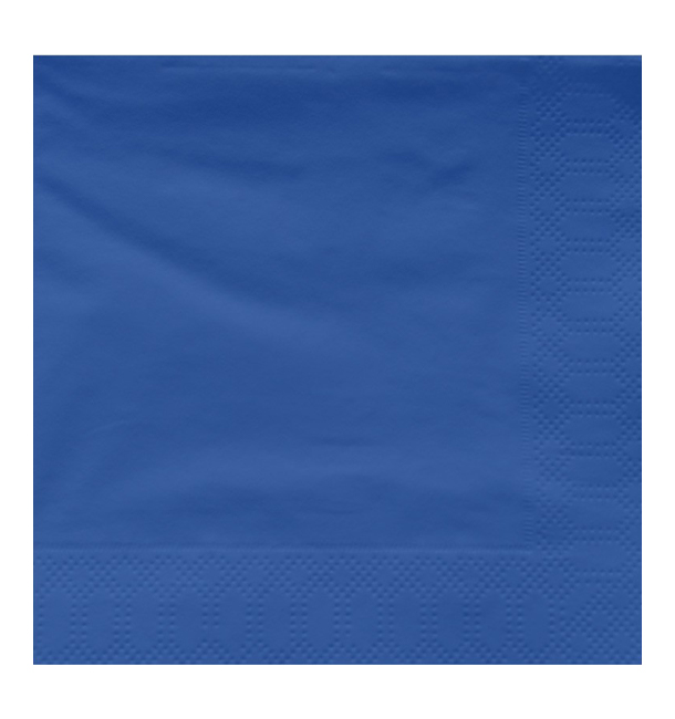 Serviette en Papier Ouate 30x30cm Bleu (4500 Utés)