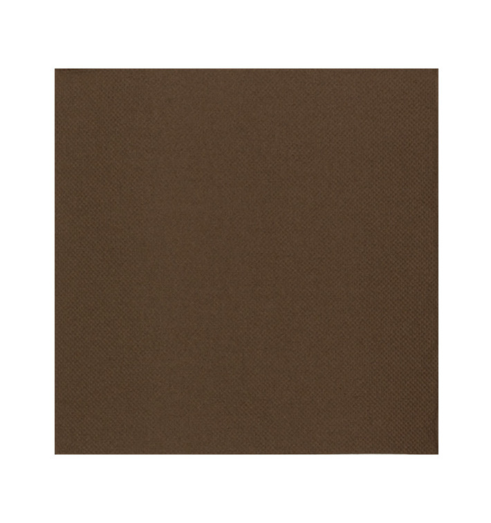 Serviette Papier Marron 2E Molletonnée 33x33cm (50 Utés) Serviette Papier Marron 2E Molletonnée 33x33cm (50 Utés)