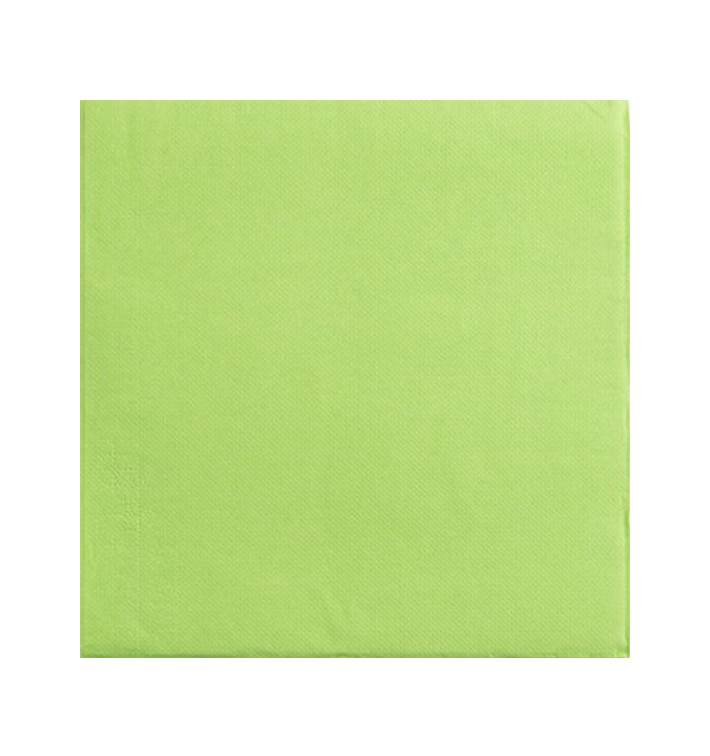 Serviette Papier Pistache 2E Molletonnée 33x33cm (1.200 Utés) Serviette Papier Pistache 2E Molletonnée 33x33cm (1.200 Utés)