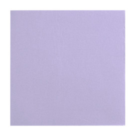 Serviette Papier Lilas 2E Molletonnée 33x33cm (50 Utés)