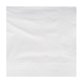 Serviette en Papier Ouate 40x40 Blanc 2E (2400 Utés)