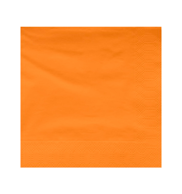 Serviette en Papier Ouate 40x40cm Orange (50 Utés) Serviette en Papier Ouate 40x40cm Orange (50 Utés)