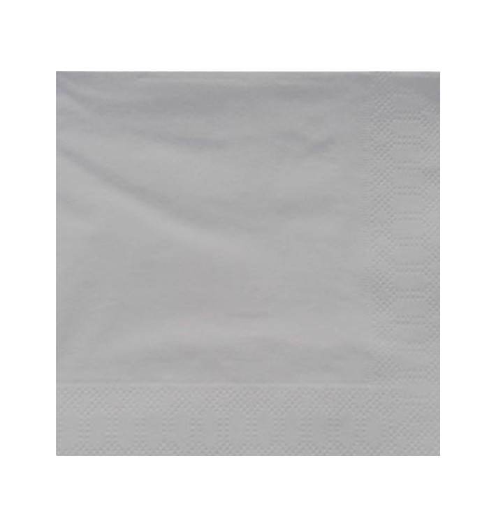 Serviette en Papier Ouate 40x40cm Gris (1200 Utés)