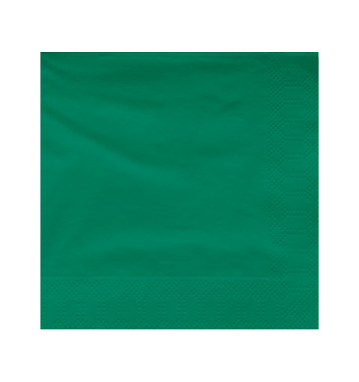 Serviette en Papier Ouate 40x40cm Vert (50 Utés)