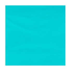 Serviette en Papier Ouate 40x40cm Turquoise (50 Utés)