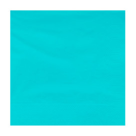 Serviette en Papier Ouate 40x40cm Turquoise (1200 Utés)