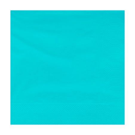 Serviette en Papier Ouate 40x40cm Turquoise (2.400 Utés)
