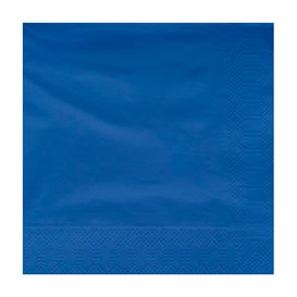 Serviette en Papier Ouate 40x40cm Bleu (50 Utés)