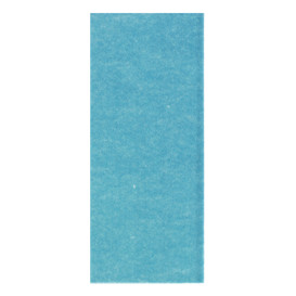 Serviette Papier Molletonnée 1/8 33x40cm "Old" Turquoise (50 Unités)