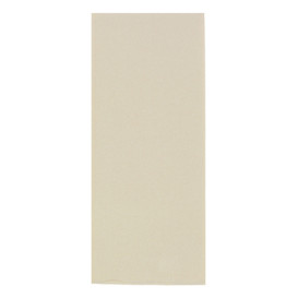 Serviette Papier Molletonnée 1/8 33x40cm "Old" Crème (50 Unités)